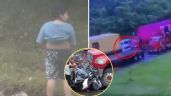 Foto ilustrativa de la nota titulada: VIDEO: Niño se baja a orinar y mira a sus papás morir aplastados por un tráiler en Colombia