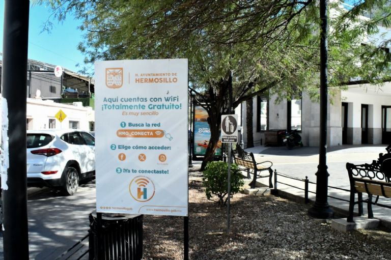 Wifi gratuito del Ayuntamiento de Hermosillo llega a 260 puntos de conexión en espacios públicos