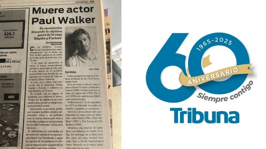 60 años, 60 historias: Muere el actor Paul Walker