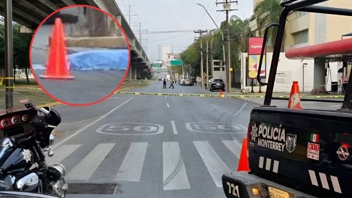 Fallece hombre atropellado de forma violenta al sur de Monterrey; el conductor se dio a la fuga
