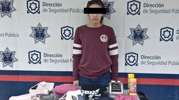 Detienen a mujer que llevaba casi 3 mil pesos en productos sin pagar de una tienda en Torreón