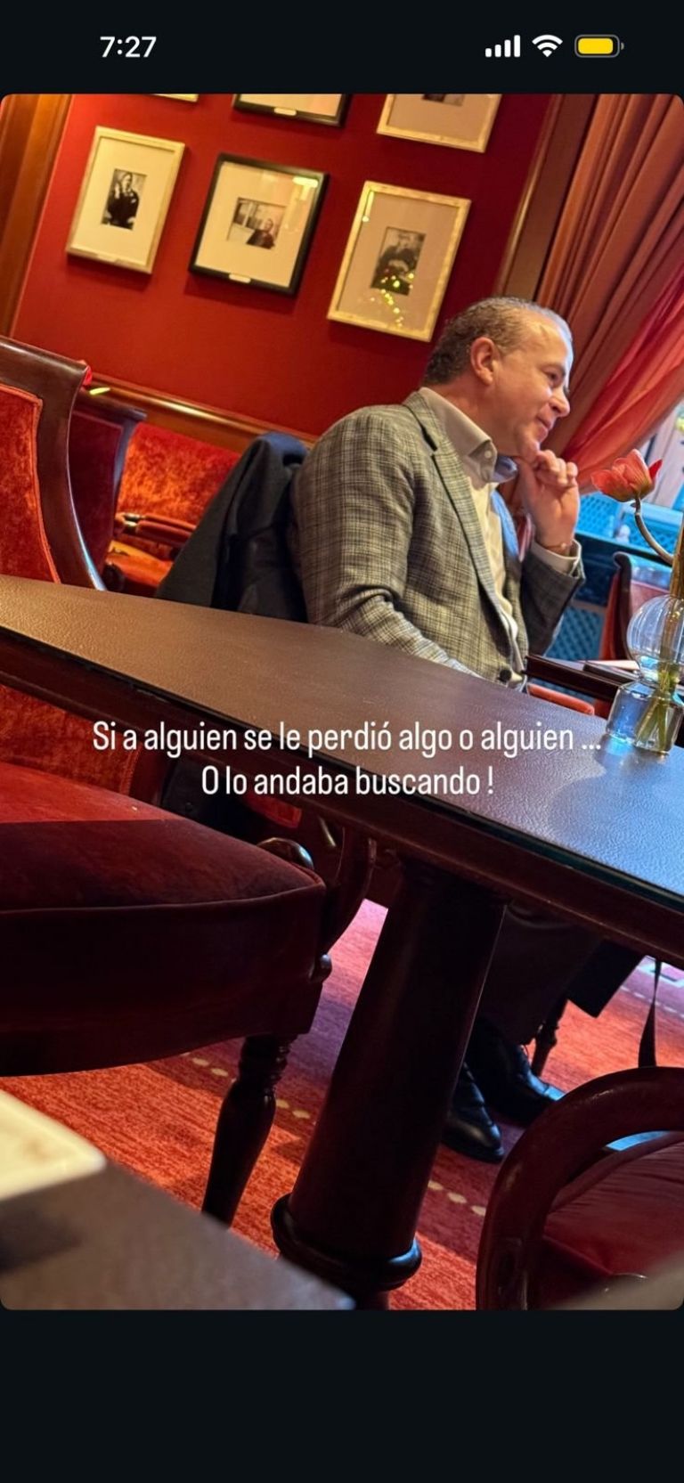 Raúl Rocha es visto en París, Francia. Foto: Facebook