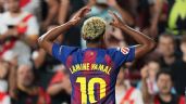 Foto ilustrativa de la nota titulada: Lamine Yamal impone récord en el Barcelona y supera a Lionel Messi con solo 18 años de edad