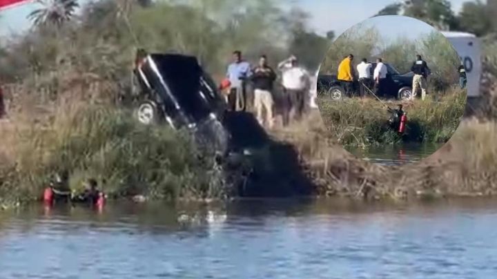 Tragedia después de Navidad: Muere conductor tras CAER con su camioneta a canal de Providencia en Ciudad Obregón