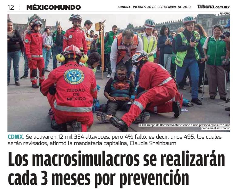 Tiembla por tercera ocasión un 19 de septiembre en CDMX