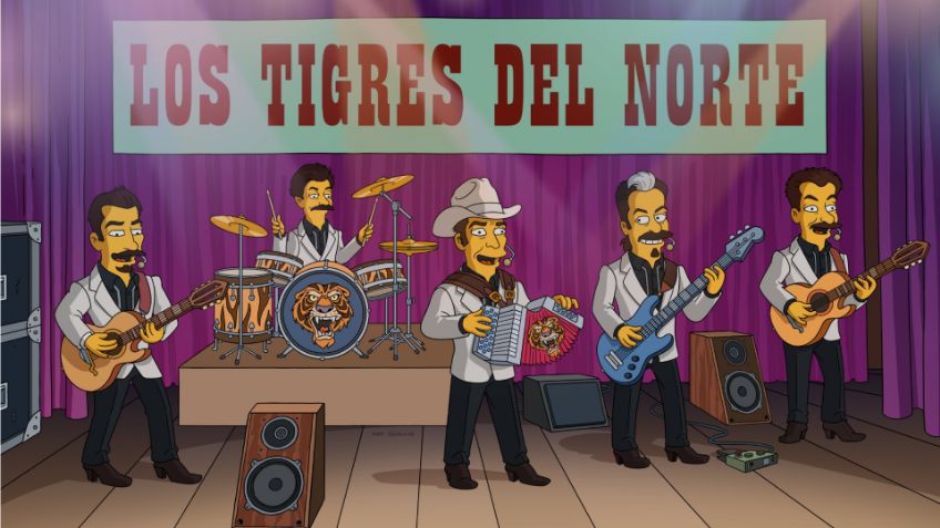 'Los Simpson' reciben un homenaje musical: Los Tigres del Norte crean un corrido para la serie