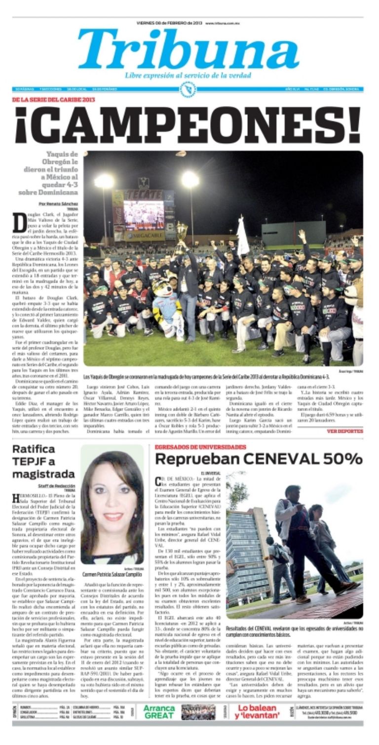 60 años, 60 historias: Maratónico campeonato del Caribe conquistaba Yaquis