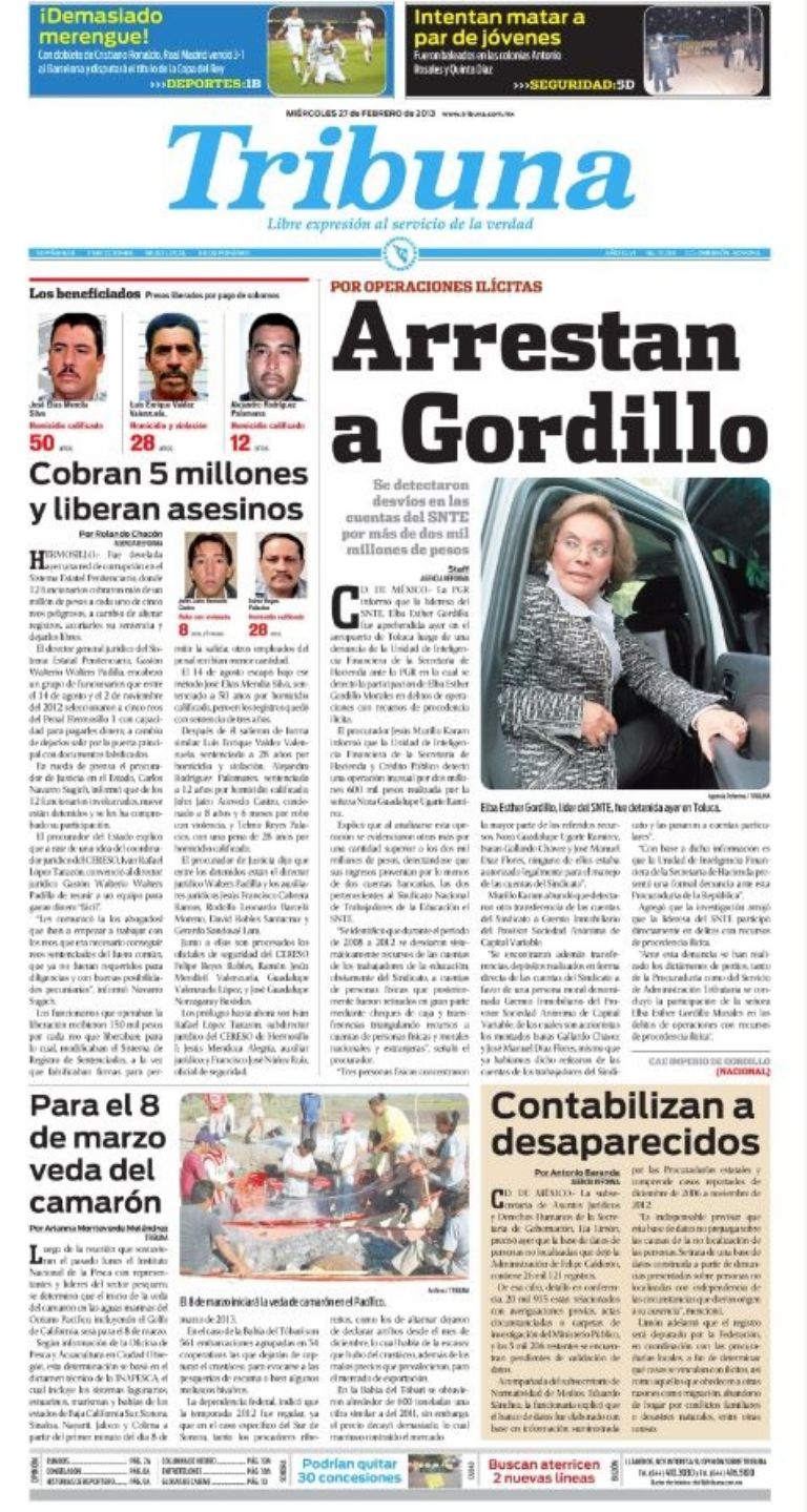 60 años, 60 historias: Cae la 'todopoderosa' Elba Esther