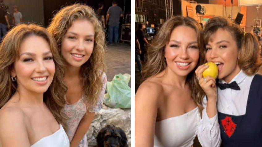(VIDEO) La 'Reina de las Telenovelas' vuelve al pasado: Thalía se reúne con sus personajes de Televisa