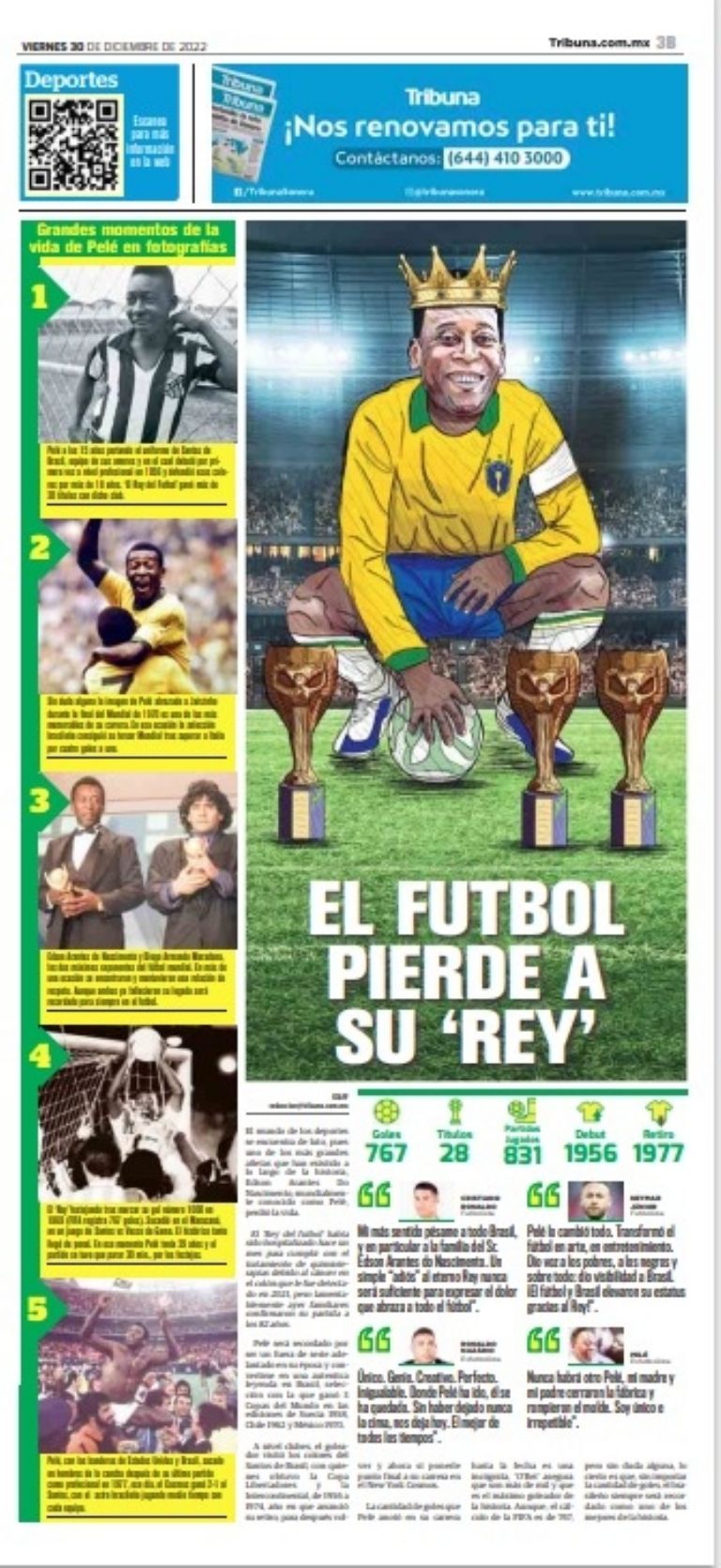 60 años, 60 historias: El Rey ha muerto; ¡Viva el Rey!