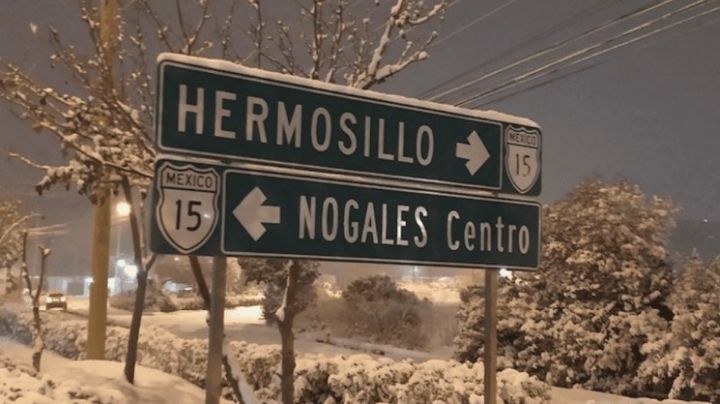 El frente frío número 17 traerá al estado de Sonora nieve, lluvias y bajas temperaturas