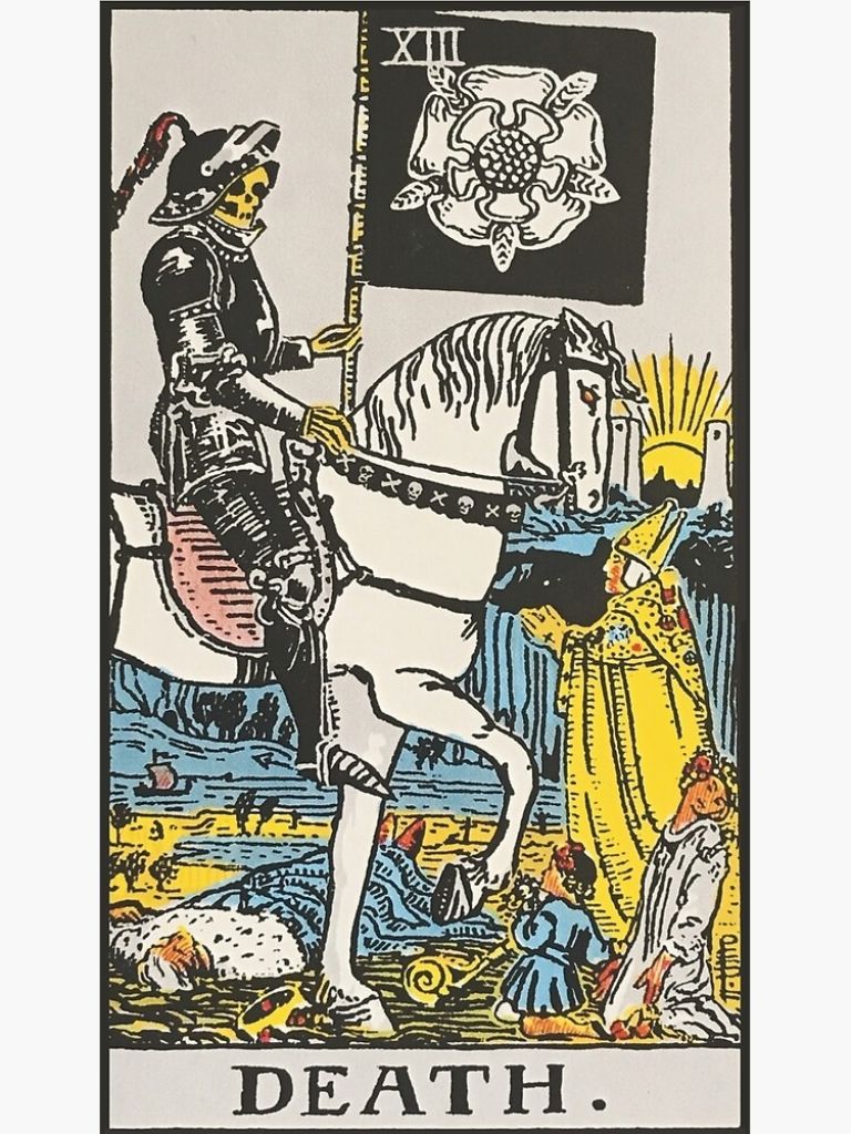 La jornada está influenciada por La Muerte, carta del tarot