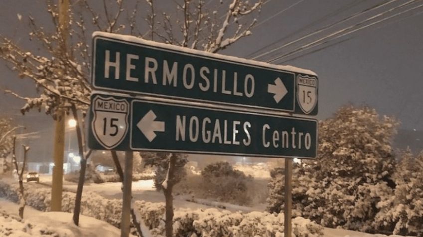 El frente frío número 17 traerá al estado de Sonora nieve, lluvias y bajas temperaturas
