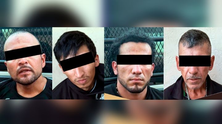 Capturan a cuatro integrantes de banda criminal en Cajeme; llevaban armas de fuego y drogas