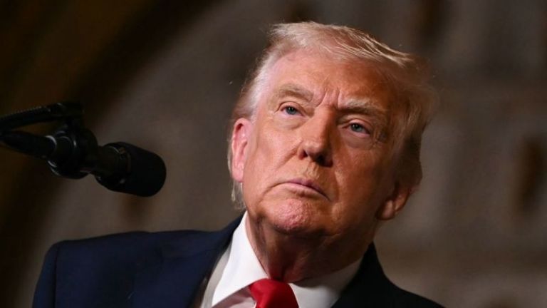 El presidente Donald Trump confirmó el ataque a Venezuela, sin dar detalles. Foto: Internet