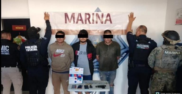 Las autoridades lograron identificar a tres sujetos, los cuales presuntamente privaron a una persona de su libertad