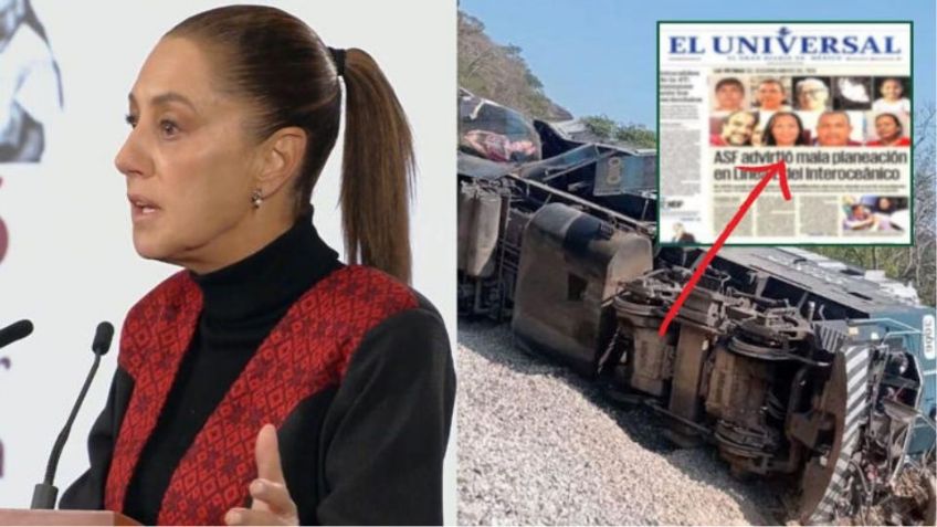 Sheinbaum critica portada de 'El Universal' sobre víctimas del Tren Interoceánico: Esto y más en Top 3 México