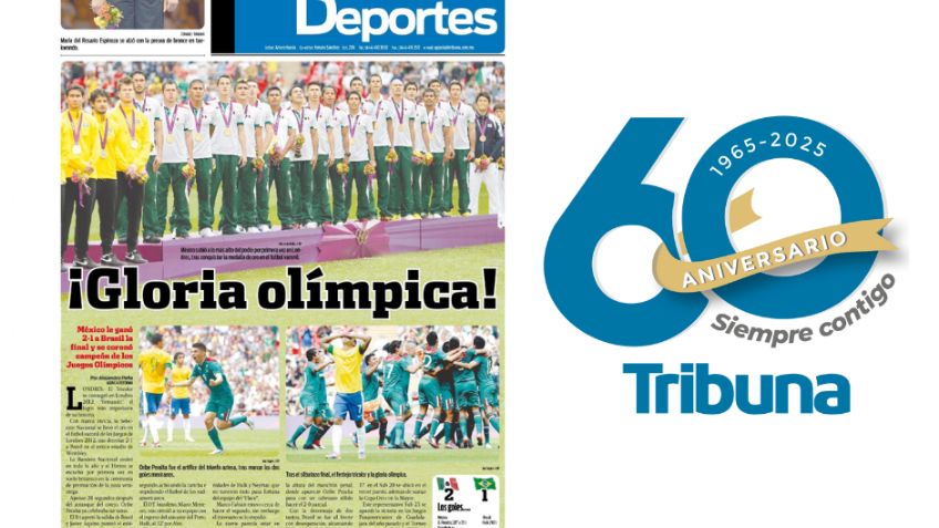 60 años, 60 historias: El Tri se baña en oro; alcanza la gloria olímpica