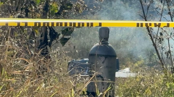 Hallan abandonado cilindro de gas cloro robado en Michoacán; había alerta por su toxicidad