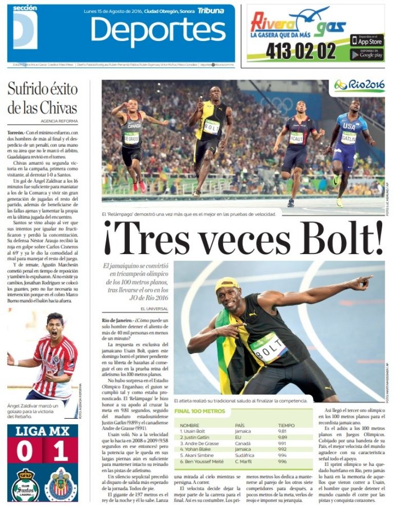 60 años, 60 historias: Tres veces Bolt: la consagración del 'Relámpago' en los 100 metros planos