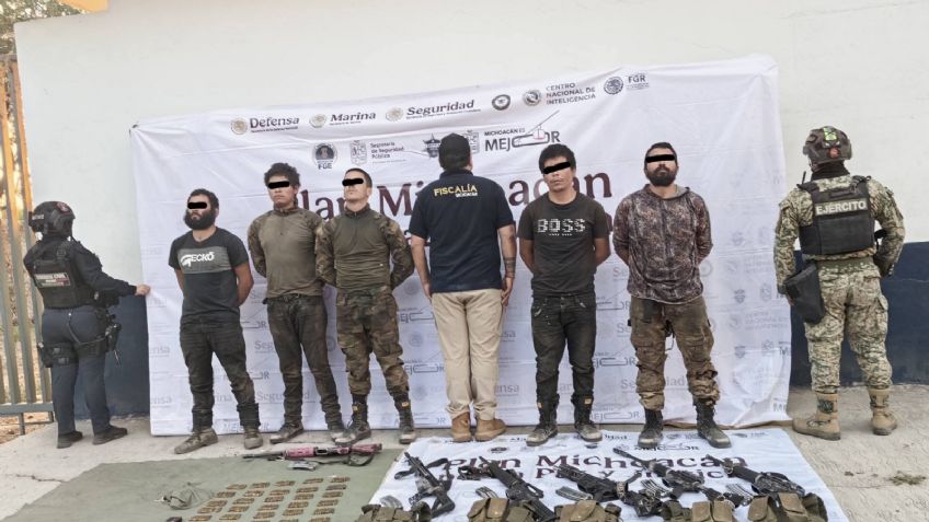 Sicarios originarios de Jalisco son detenidos en Michoacán: Así fue el nuevo GOLPE al CJNG
