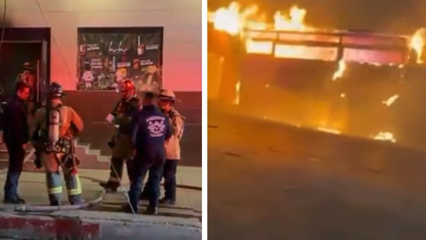 Violencia nocturna en Tijuana: Arrojan bombas molotov contra bar y se registra conato de incendio
