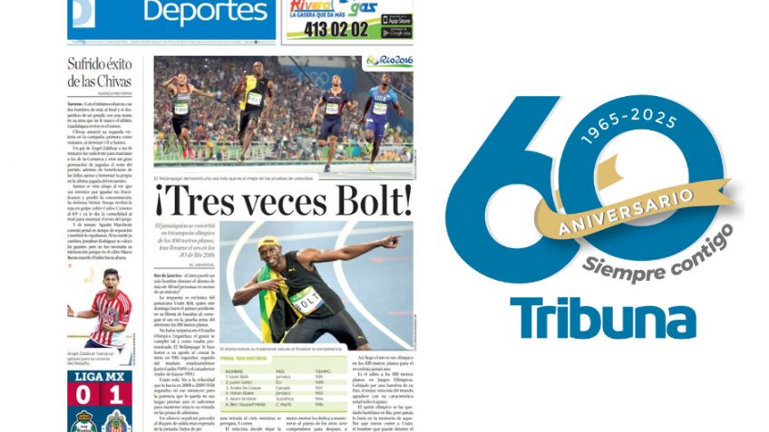 60 años, 60 historias: Tres veces Bolt: la consagración del 'Relámpago' en los 100 metros planos