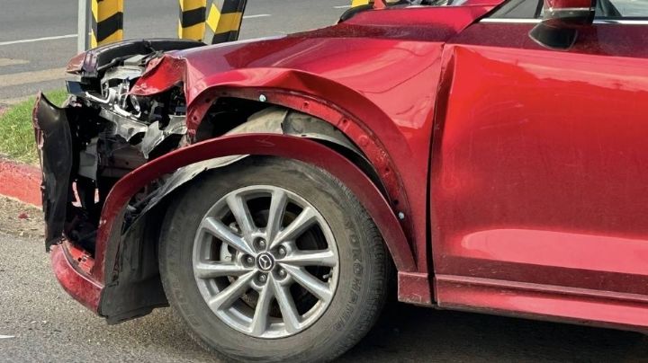 Por no hacer el alto: Imprudencia al volante causa otro aparatoso accidente en Ciudad Obregón