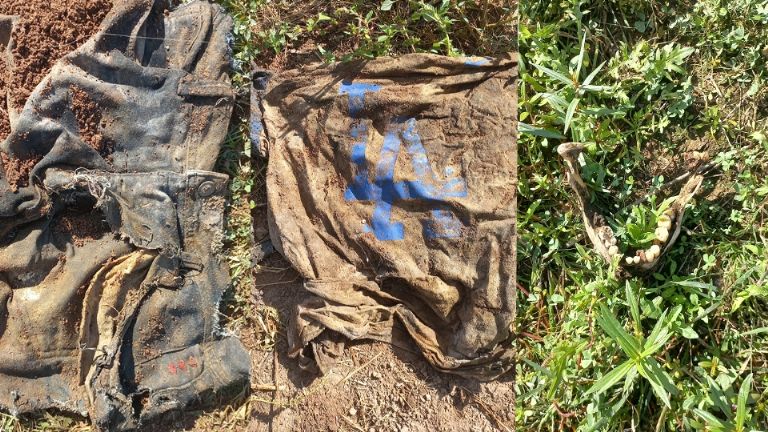 La evidencia encontrada en el lugar de los hechos