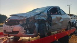 Foto que representa a Accidente en Ciudad Obregón: Se registra choque sobre la calle 300 y hospitalizan a conductor