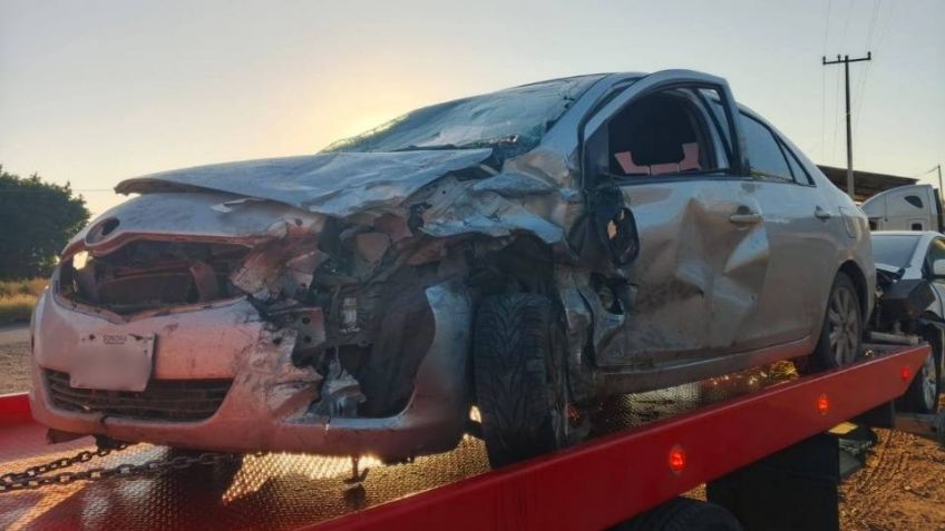 Accidente en Ciudad Obregón: Se registra choque sobre la calle 300 y hospitalizan a conductor