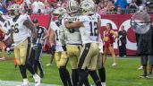 Foto ilustrativa de la nota titulada: Se acabó la magia de Mayfield y los Bucs fueron sorprendidos en casa por los Saints