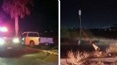 Foto ilustrativa de la nota titulada: Conductor en estado de ebriedad derriba poste de alumbrado público en Ciudad Obregón