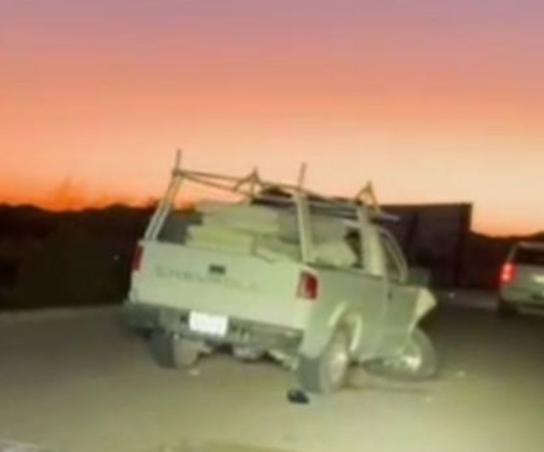 La pick up implicada era tripulada por una sola persona