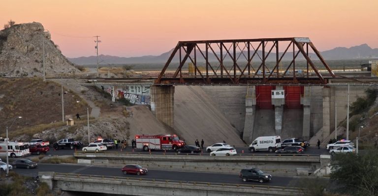 Localizan a hombre sin vida en el vertedor de la presa Abelardo L. Rodríguez.