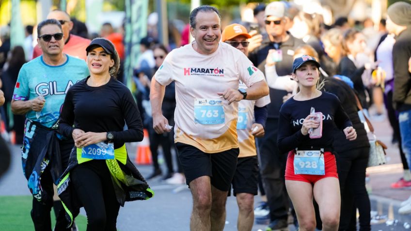 Antonio Astiazarán encabeza el Maratón Internacional de Hermosillo; participan más de dos mil competidores