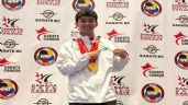 Foto ilustrativa de la nota titulada: Alumno del Conalep en Sonora gana oro y plata en campeonato internacional de karate