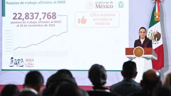 México alcanza récord histórico de empleo: más de 22.8 millones de puestos afiliados al IMSS