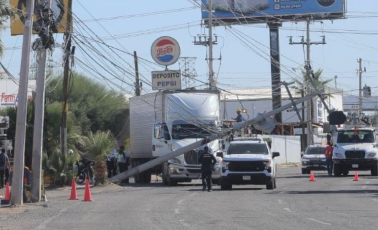 La circulación de la calle tuvo que ser suspendida