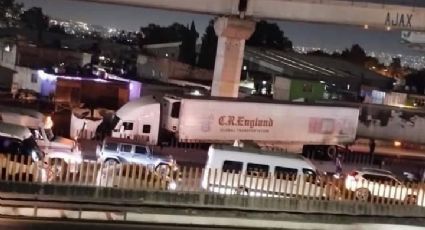 Caos en la Autopista México-Puebla: Tráiler arrolla a varios vehículos y provoca cierre