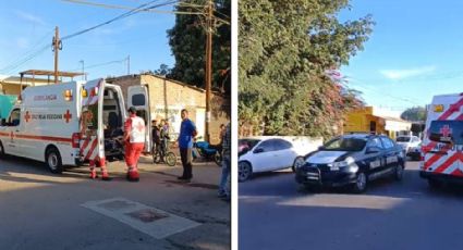 Accidente en Ciudad Obregón: Choque en Providencia deja a un motociclista lesionado