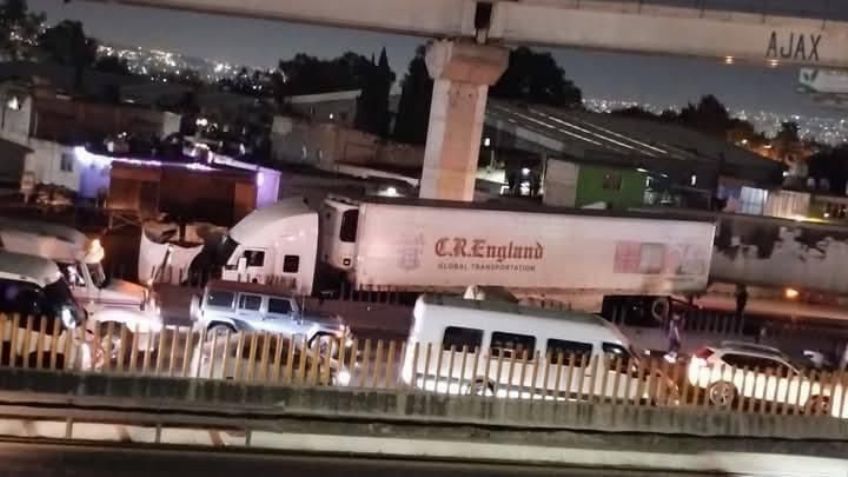 Caos en la Autopista México-Puebla: Tráiler arrolla a varios vehículos y provoca cierre