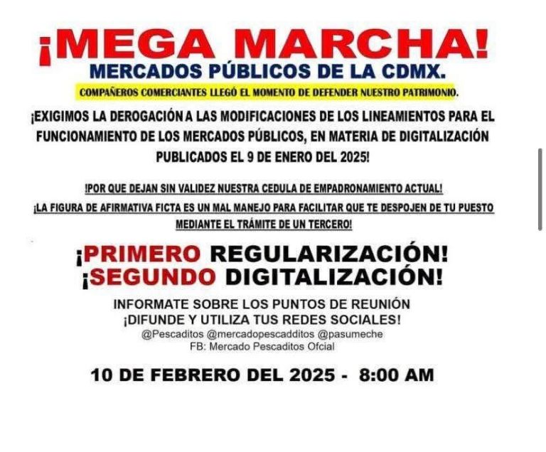 Mega Marcha en CDMX