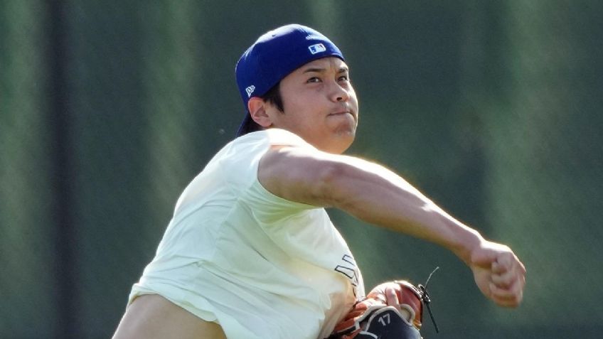 MLB: Ohtani ya tuvo sus primeros entrenamientos como lanzador con los Dodgers