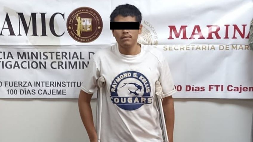 Detienen a presunto 'tirador' al norte de Ciudad Obregón: le decomisan crystal y marihuana