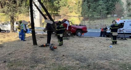 VIDEO: Fatídico accidente en la autopista México-Toluca deja dos muertos