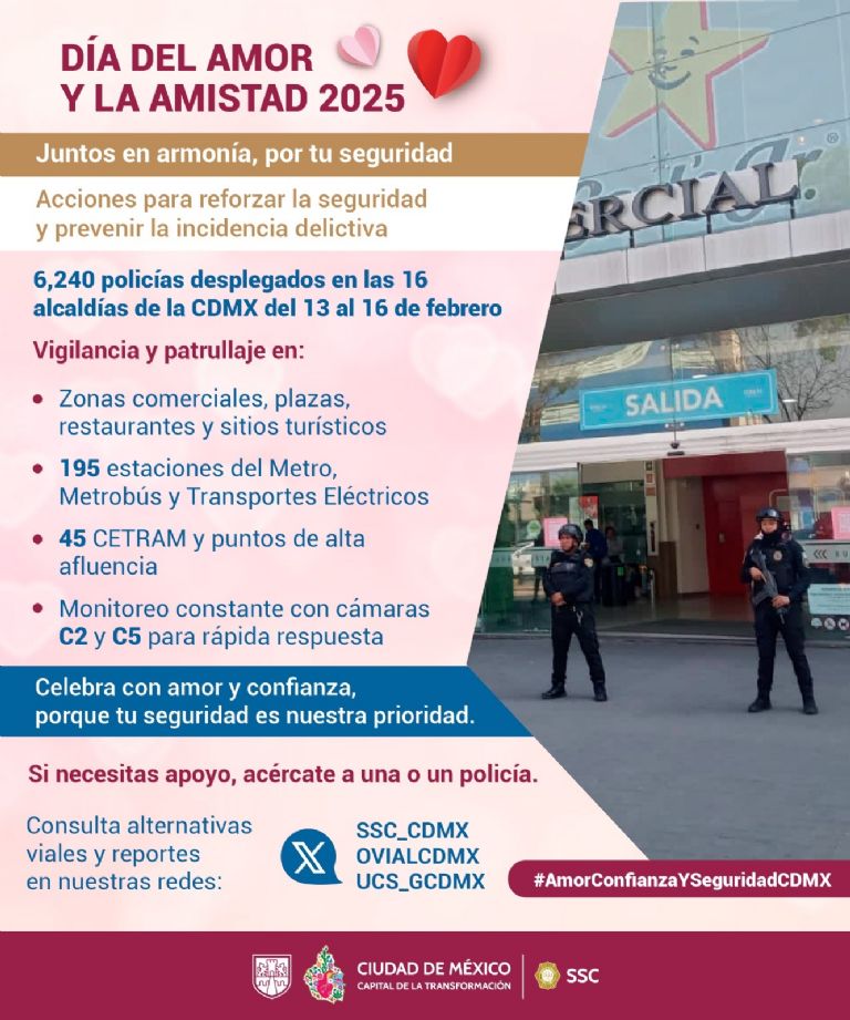 14 de febrero en CDMX