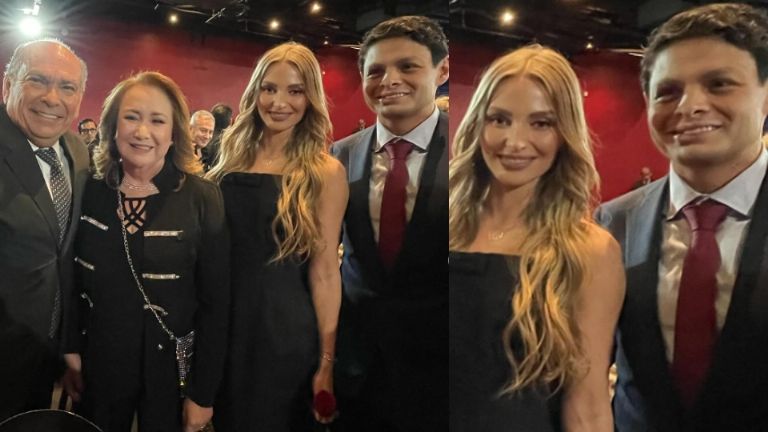 Irina Baeva acompañó a Giovanni a un evento político