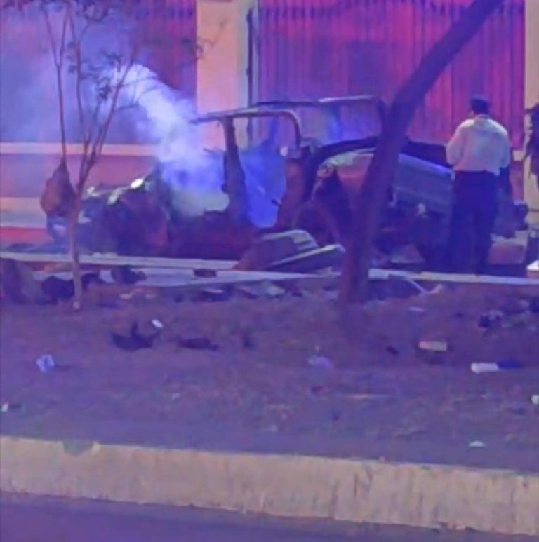 El choque en Hermosillo dejó dos muertos de identidad desconocida. Foto: Facebook