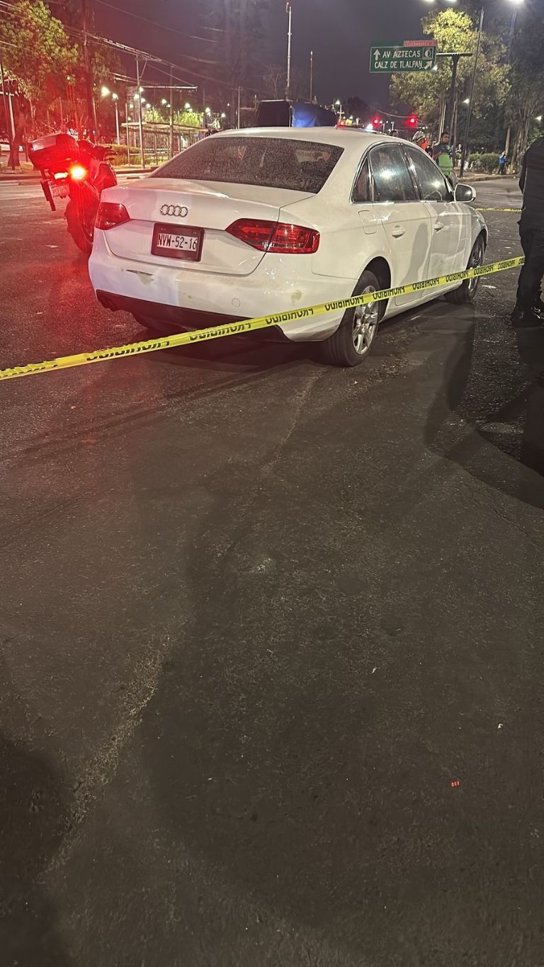 Ciclista muerto en Coyoacán